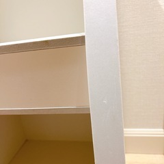 おもちゃ収納棚　スポンジ付き　ホワイトの画像