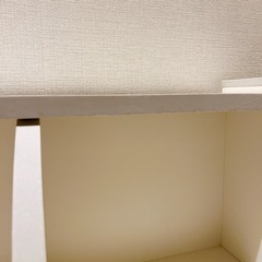 おもちゃ収納棚　スポンジ付き　ホワイトの画像