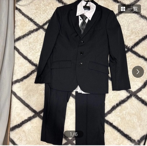 美品★男子フォーマルスーツ150★