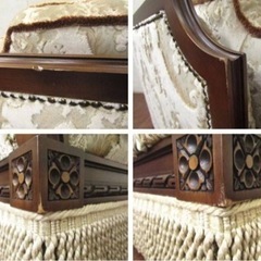 karimoku/カリモク■最高級■金華山織り■1人掛けソファ■定価20万■の画像