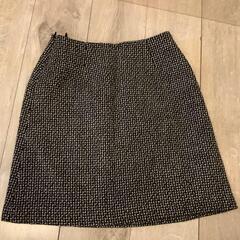 grezzo ミニスカート 古着　白黒の画像