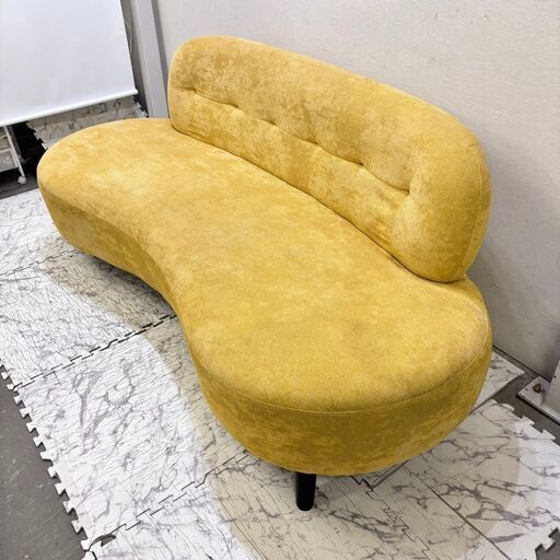  21922  2.5人掛けソファ　ビーンズフォルム    ◆大阪市内・東大阪市他 6,000円以上ご購入で無料配達いたします！◆ ※