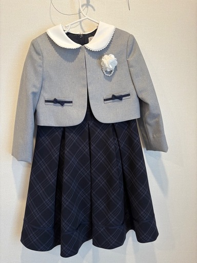 【セレモニー服】130センチ女児アンサンブル