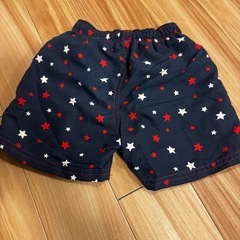 ベビー水着 男の子 ネイビー 星柄　95cmの画像