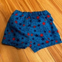 ベビー水着 男の子 青色 星柄　90cmの画像