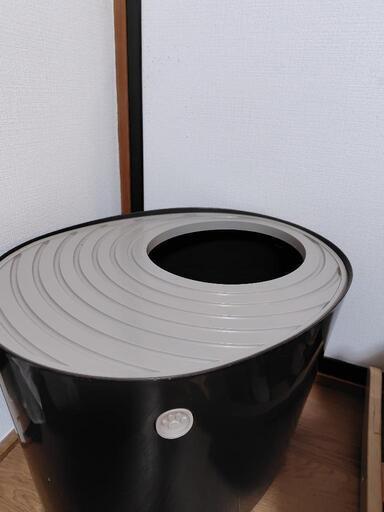 猫さん用システムトイレ(楕円✕ブラウン)