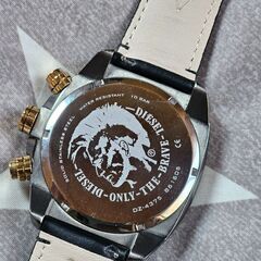 DIESEL　オーバーフロー　DZ-4375　稼働品　腕時計の画像