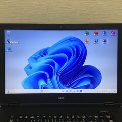 🍀【超美品】ノートパソコン【NEC】 コア5・8世代搭載 高速SSD「Win11・Office2021」管理No7②の画像