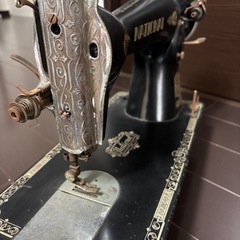 【取引決定】昭和レトロ　ナショナル　ミシン　アンティーク の画像