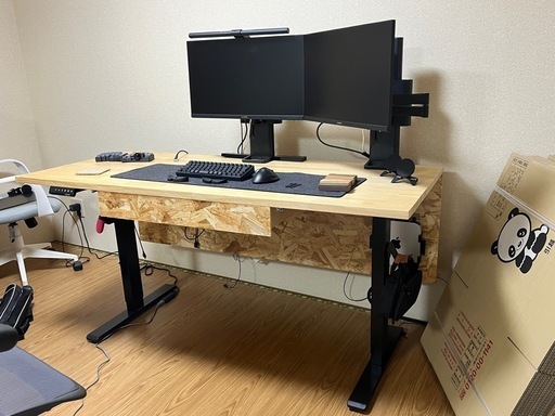 (お譲り決まりました)FLEXISPOT 昇降デスク