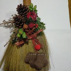 飾り竹ほうきの画像