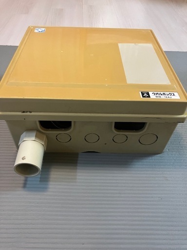 仮設分電盤 WB-12AJ使用 漏電ブレーカー40AT コンセント３回路 電線IV2mm　中古品