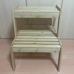 無印良品　竹材　踏み台