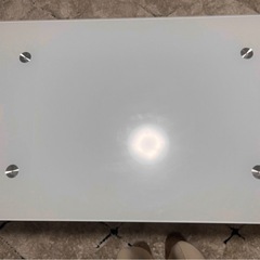 ガラステーブル　昇降式テーブル　　　の画像