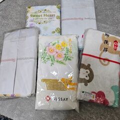新品未使用  フェイスタオル  粗品 5枚セット