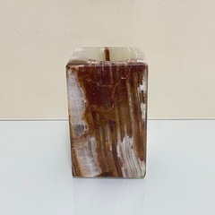 天然石 ペン立て 小物入れ オブジェの画像