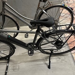 e-bike　DAITORA-BIKE 電動アシスト クロスバイクグレー e-bikeの画像