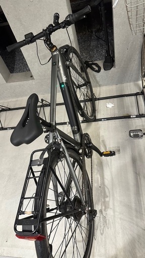 e-bike　DAITORA-BIKE 電動アシスト クロスバイクグレー e-bike