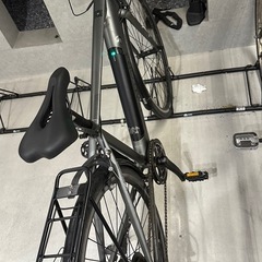 e-bike　DAITORA-BIKE 電動アシスト クロスバイクグレー e-bikeの画像