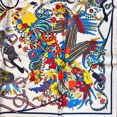 未使用　HERMES エルメス カレ 90 四季の祭典の画像
