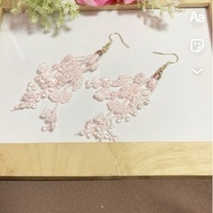 ピアス4点セット『ピンク系』おまけ付きの画像