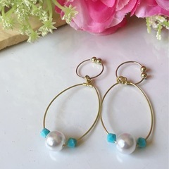 ピアス3点セット『ブルー系』おまけ付き