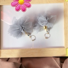 ピアス3点セット『ブルー系』おまけ付きの画像