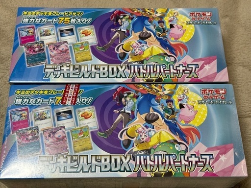 新品未開封　デッキビルドBOXバトルパートナーズ　10BOX シュリンク付き ポケモンカードゲーム 【新品未開封品シュリンク付き】ポケモンカード