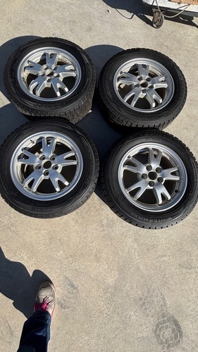 スタッドレス トヨタ 純正ホイール 185/65-15 プリウス ウィッシュ フィールダー