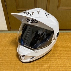 【値下げ】 HJC DS-X1 ソリッドホワイト サイズM B+...