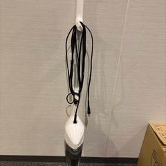ツインバード スティック掃除機 コード式 スティック掃除機 サイクロン 軽量 2WAY  自立式 ホワイト 白 TC-E123SBKの画像