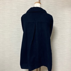 大きいサイズ☆コート☆4L☆ネイビーの画像
