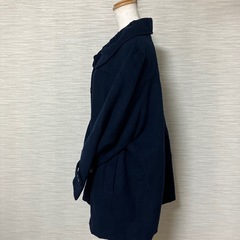大きいサイズ☆コート☆4L☆ネイビーの画像