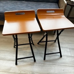 【引き取り限定・東京】折り畳みスツールの画像