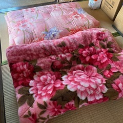 敷布団　毛布