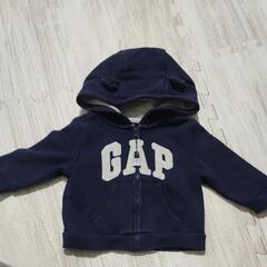 babyGap 子供服 フード付き 耳付きパーカー 70cm ネイビー
