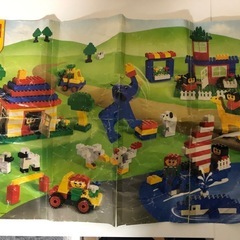 中古のLEGO レゴ　ブロック基本セット(赤バケツ)7336の画像