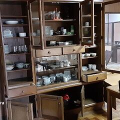 大型食器棚　中古品　専用出品 中古】 A07749 食器保管庫 ステンレス 食器棚 W1300 x D400 x