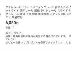 ダクトレール　美品　の画像