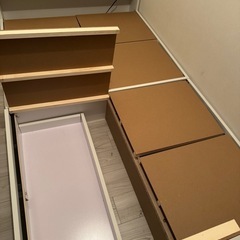 ベッドフレーム セミダブル ホワイトの画像