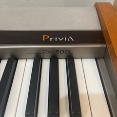 電子ピアノ　カシオ privia PX-500L の画像