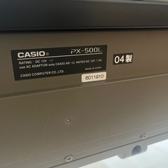 電子ピアノ　カシオ privia PX-500L の画像