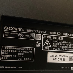 テレビ32型の画像
