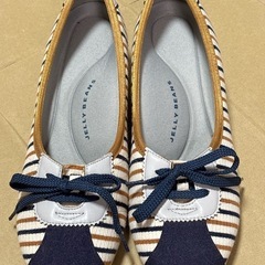 Jerry Beans ストライプパンプス