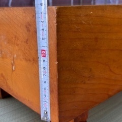 囲碁道具 足付碁盤 (厚み15.5cm) 重さ約14.6kg 桐覆い・碁石 碁笥付 本榧製本カヤ柾目囲碁道具 の画像
