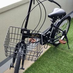 【おまけ有】折り畳み 自転車 黒 ブラック 20インチ
