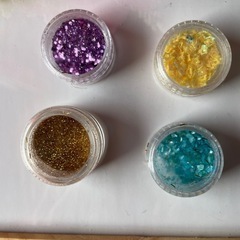 レジン封入パーツ4点セット『おまけ付き』の画像