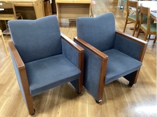 椅子（2脚セット）　【町田市再生家具】　243007