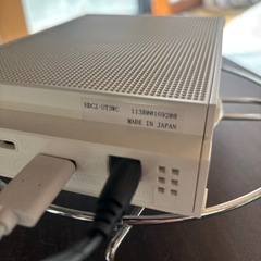 テレビスピーカー外付けハードディスク　テレビスタンド（キャスター付） の画像