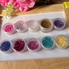 レジン用封入パーツの10点セットおまけ付き